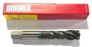 Dormer 7/8-9" Tap HSS-E-PM Semi Bottoming Spiral Flute Machine Tap Blue Shark H4