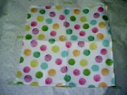 Design Group Fabric Cloth Napkins Multi Color Polka Dot Set of 6 New