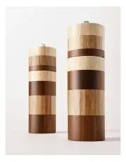 [The Cooks Collective] Salt & Pepper Mill Set in Natural