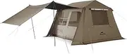 Naturehike Village Series Tent, Instant Pop Up Family Tent, Upgraded Spacious Portable One-Piece Bracket Tent for 4-8PInstant Easy Set Up Camping Tent