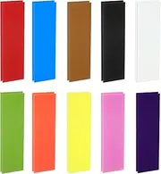 uxcell 20Pcs Knife Handle Liner, 6.3" x 1.97" x 0.04" G10 Spacer Sheets Knife Handle Spacer Material for Knife Scales Slabs Making Supplies Tool, 10 Color