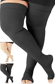 Made in USA - Thigh High Compression Stockings 20-30mmHg for Women and Men
