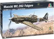 Italiri 1/32 Scale Macchi MC 202 New Tooling Folgore Aircraft Model Kit