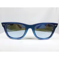 在飛比找蝦皮購物優惠-『逢甲眼鏡』Ray Ban雷朋 全新正品 太陽眼鏡 炫藍方框