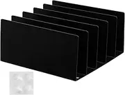 Desktop File Organizer, Metal Desk File Holder, Document Folder Racks for Paperwork Clipboard Drawer Bills Desktop Invoice Offices Tabletop Mail-Sorting Tablet Home