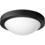 Quorum International 3505-13-69 Contempo Flush Mount Noir