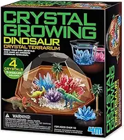 4M Crystal Growing Dinosaur Terrarium DIY STEM Toys Educational Lab Science Experiment Kit for Kids