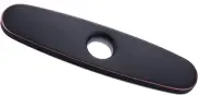 Sink Hole Cover, Faucet Hole Deck Plate 10" Oil Rubbed Bronze Escutcheon Plate f