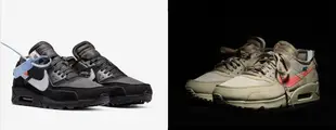 全新 NIKE AIR MAX 90 x OFF-WHITE 卡其色 AA7293-200