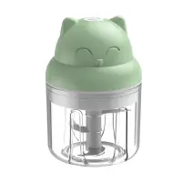 在飛比找momo購物網優惠-【HH】貓咪造型無線電動食物調理機(搗蒜器 切蒜器 攪蒜器 