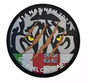 ROYAL NAVY AIRFORCE 814 SQN MERLIN HELI NATO TIGER MEET 2023 ITALY PVC PATCH