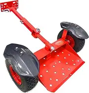 Two Wheels Lawn Mower Sulky Red Fit for Landscape Professionals Mow Faster Easier