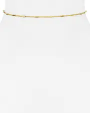 Argento Vivo Bar and Chain Choker Necklace, 12