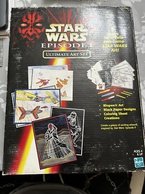 Star Wars Episode 1 Ultimate Art Set, Hasbro 1998, New In Box