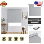 Thermal Insulated 100% Blackout Roller Blinds - Cordless Design for Child Safety