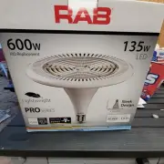 RAB 135 W LED High Bay Replacement Lamp For 600w HID HID-135-V-EX39-850-BYP-HB