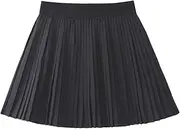[WELAKEN] Girls' Pleated Skirt Flowy Elastic Waist Chiffon Athletic Skorts