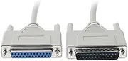 uxcell DB25 25Pin Serial M-F Cable, 2.6M Male to Female Serial LPT Printer Extension Cable Computer Printer Extending Cable 1pc