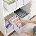 7 Grids Mesh Storage Box Closet Wardrobe Drawer Divider Clothes Organizer