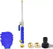 Portable High Pressure Water Gun, Extendable Garden Hose Watering Sprayer