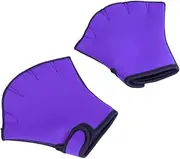 1 Pair Swimming Pool Gloves Gloves Gloves for Swimming Hand Gloves Outdoor Swimming Equipment Paddle Purple Practical Adjustable Keep Warm Swim Gloves Winter