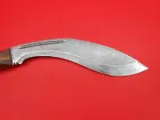 Beautiful Bird Eyes Damascus Pattern Full Tang Gurkha Kukri With Sheath F245