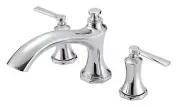 Gerber D300928T Draper Deck Mounted Roman Tub Filler - Chrome