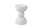 MIUZ Side Table Round Coffee Table Chair Stand Indoor Outdoor End Accent Tables