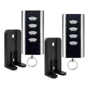 2 Pcs Garage Remote Control for Entrematic RCU 433-2,for Crawford Standard Steel 433.92 Garage Door As Shown