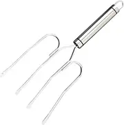 Stainless Steel Turkey Fork Multi-use Barbecue Tool for Grilling Roasting Lifting Chicken Turkey