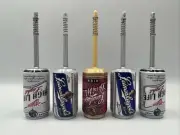Set of 5 Leinenliugels and Miller High Life Beer Can Fishing Bobber Float Stops