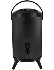 [SOGA] Stainless Steel Milk Tea Beverage Barrel 12L in Black