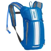 Camelbak Kids' Mini M.U.L.E. 50 oz Hydration Pack Lapis Blue White Stripe New