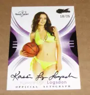 2015 Benchwarmer KASSIE LYN LOGSDON Signature Series #63 HOTTIE Auto/25 PLAYBOY