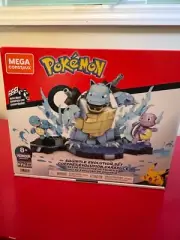 Mega Construx Pokemon Squirtle Evolution Set 379 Pcs, 8+ Wartortle Blastoise D/S