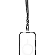 [EFLYUV001BLK] EFM Universal Lanyard for all handsets, Universal Attachment, Black