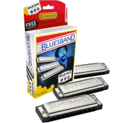 Hohner Blues Band Harmonica Value Pack