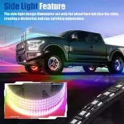 HSC 17" Dual Side-Emitting 12V Color Chase LED Wheel Light Kit with Turn signal