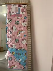 Twin Quilted Hello Kitty Blanket