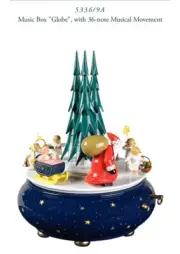 Wendt & Kuhn "Weihnachrszug" Music Box plays "Stille Nacht/Silent Night" New