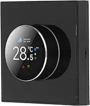 Zerodis WiFi 2 Way Rotating Knob Thermostat Unique Ambience Light Digital Temp Controller for Smart Home System, Accurate Control for Comfort, Suitable for Home