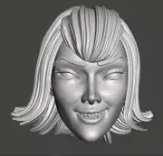 Vampire Girl Mavis custom head for 4" 6" 7" 12" action figures