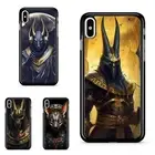 Anti scratch Cover god anubis egyptian For Samsung A15 A16 S23 S24 S25 Ultra FE