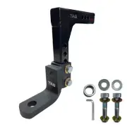 TAG Adjustable Heavy Duty Tow Ball Mount Square Hitch - 310mm Drop, 335mm Rise