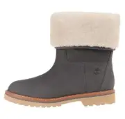 TIMBERLAND Damenschuhe Stiefel Chamonix Valley Waterproof Leder Lammfell grau