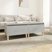Side Tables 2 pcs Concrete Grey 50x46x35 cm Engineered Wood Home Accent