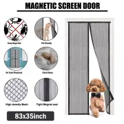 Magnetic Screen Door Mesh Hands-Free Net Mosquito Fly Insect Bug Curtain Closer