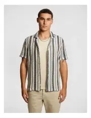 [yd.] Mario Crochet Shirt in White