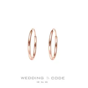 【WEDDING CODE】14K金 小圈圈耳環 KXEY1012(FUN4購物節 現貨 禮物)