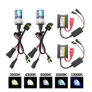 35W 55W Car Xenon light HID Bulb Head Kit Slim Ballast H1 H3 H7 H11 9005 9006 Auto Head 4300K 6000K 8000K 12000K 35W-H7 8000 K